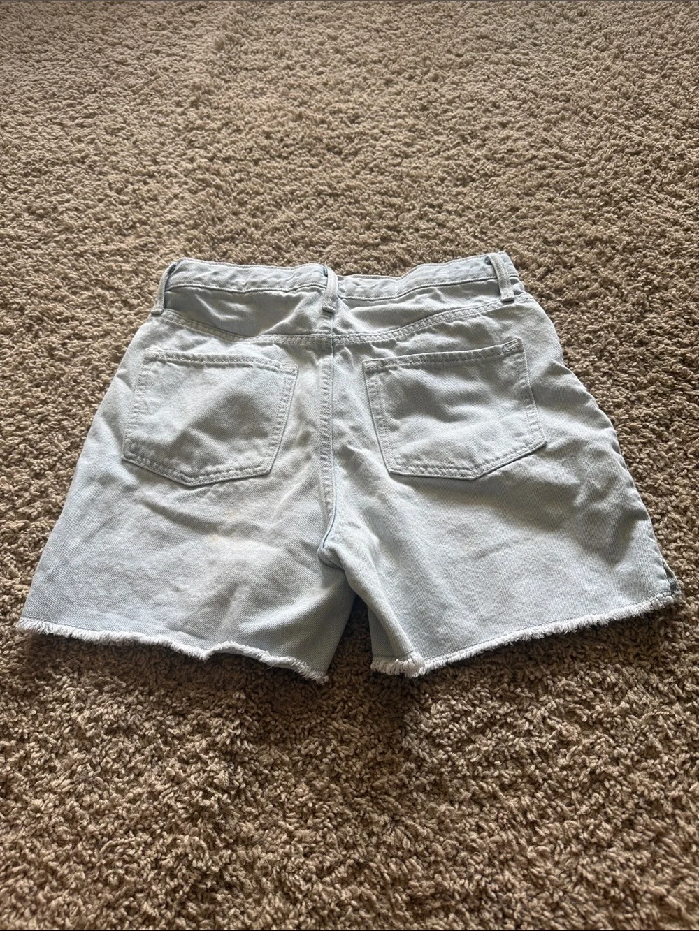 Girls Old Navy High Rise Slouchy Straight Jean Shorts Size 16